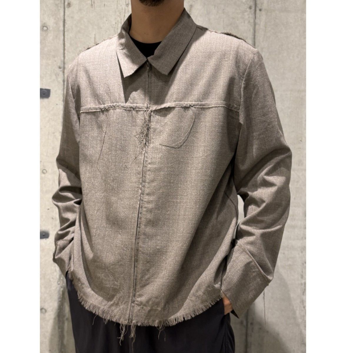 GABRIELA COLL GARMENTS×Loro Piana 23SS Fine wool Zipper Jacket