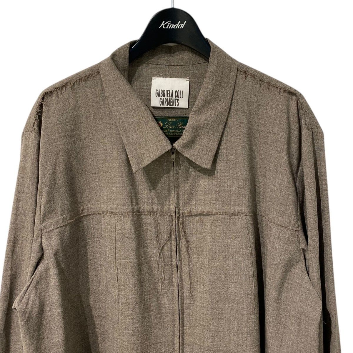 GABRIELA COLL GARMENTS×Loro Piana 23SS Fine wool Zipper Jacket