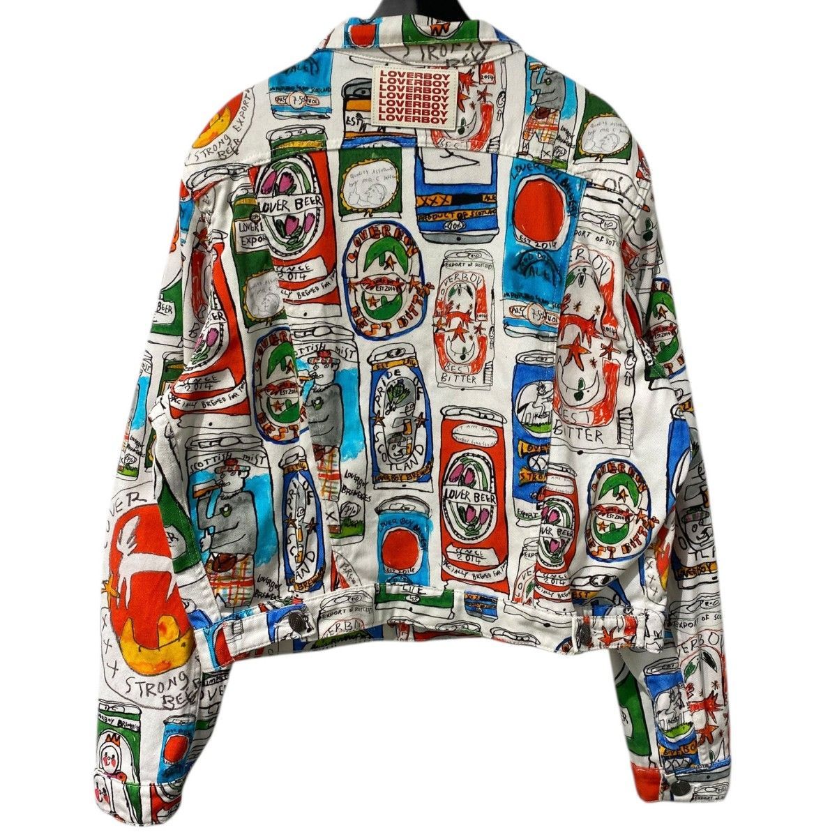 CHARLES JEFFREY LOVERBOY 22AW ビール缶Art Denim Jacketアートデニム 