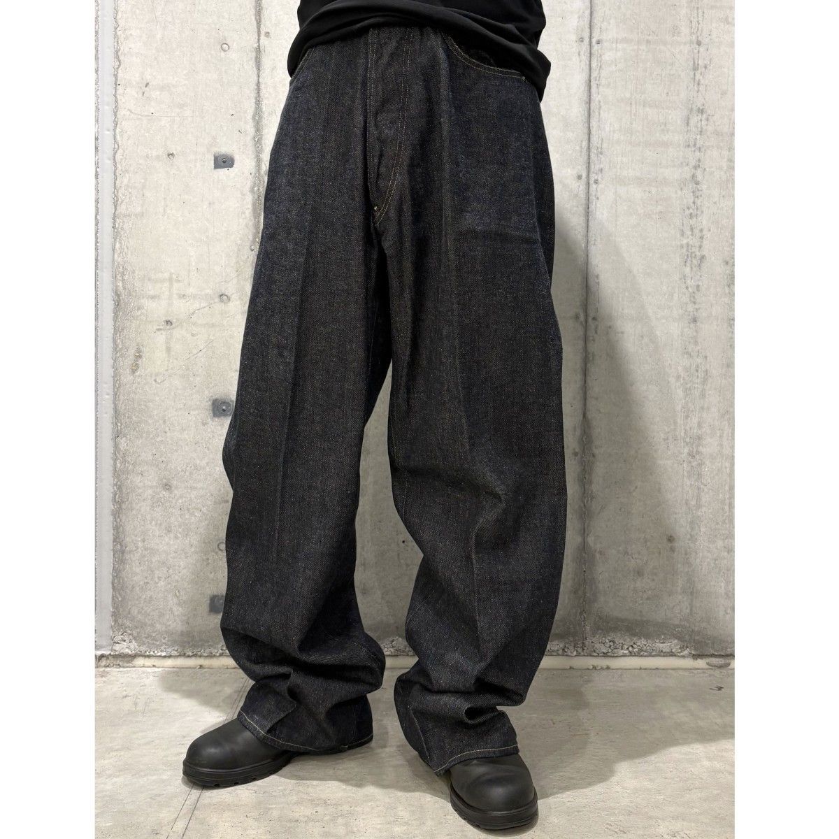 T．T(Taiga Takahashi) Lot．707 BUCKLE-BACKED DENIM TROUSERSデニム