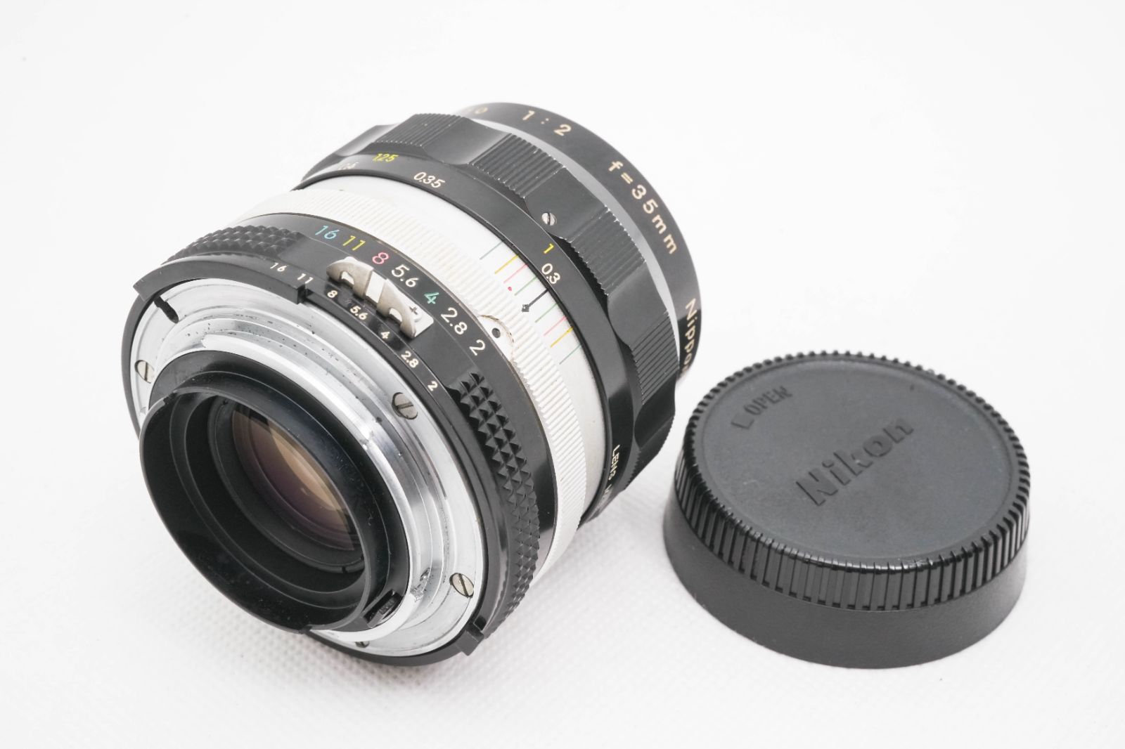 美品 ニコン Nikon ニッコール Nikkor O Auto 35mm f/2 AI改 一眼レフ