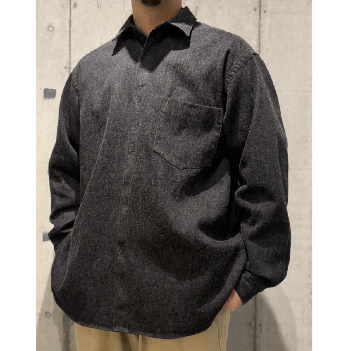 COMOLI 24AW デニム コモリシャツ 加工 A03-02002 8069000138023