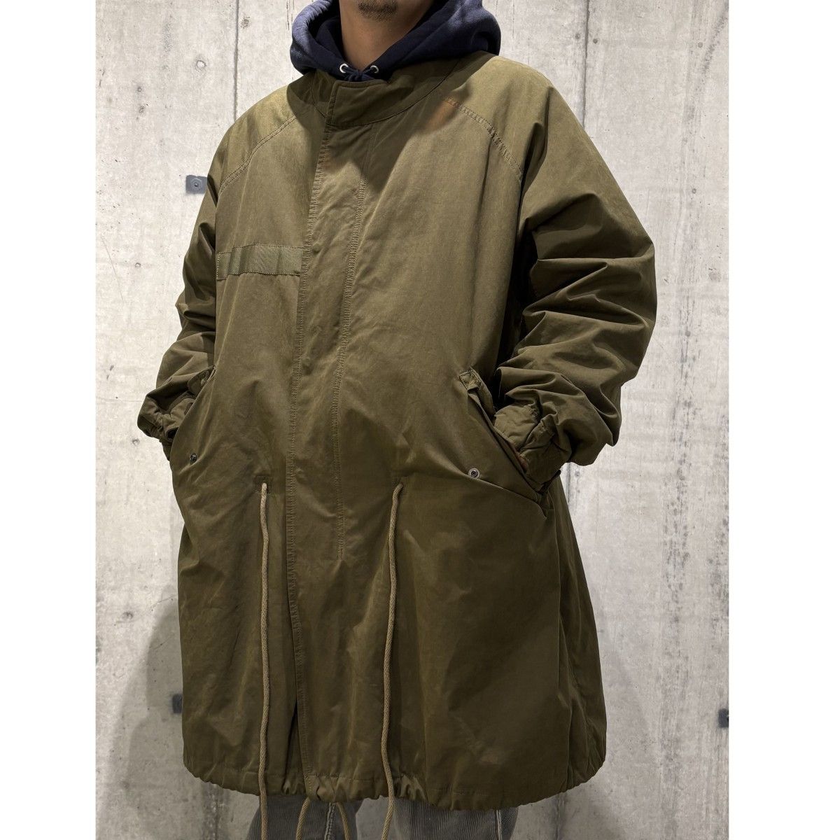 echeveria waxed weather m-65 fishtail parkaワックスウェザーモッズ