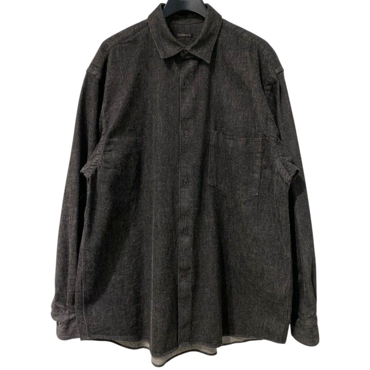 comoli 24aw コモリシャツ A03-02001 COMOLI（コモリ） 24AW コモリシャツ A03-02001 ネイビー 4