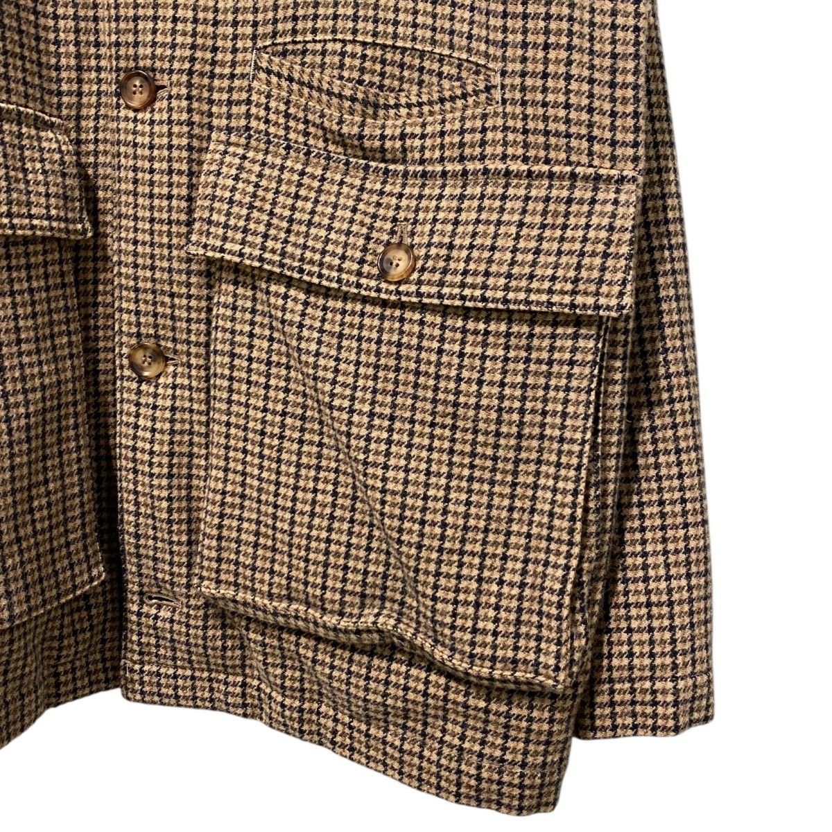 echeveria 25SS alpaca wool trip jktオーバーサイズチェックシャツ