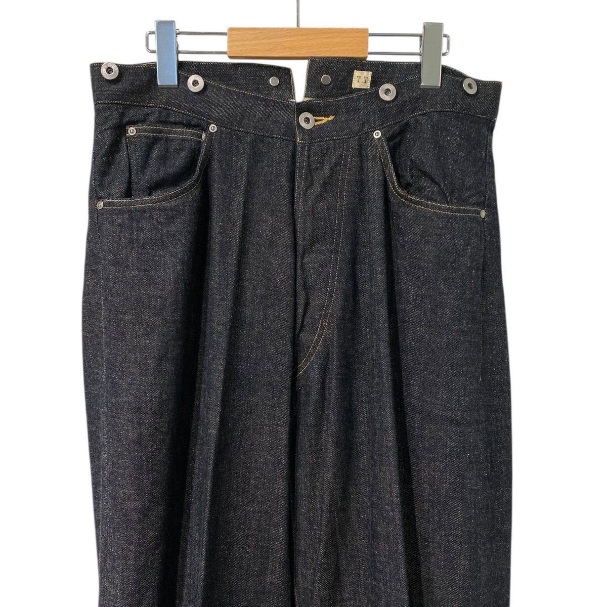 パンツ T.T LOT.707 BUCKLE-BACKED DENIM TROUSERS T．T(Taiga Takahashi) Lot．707 BUCKLE-BACKED DENIM TROUSERSデニム