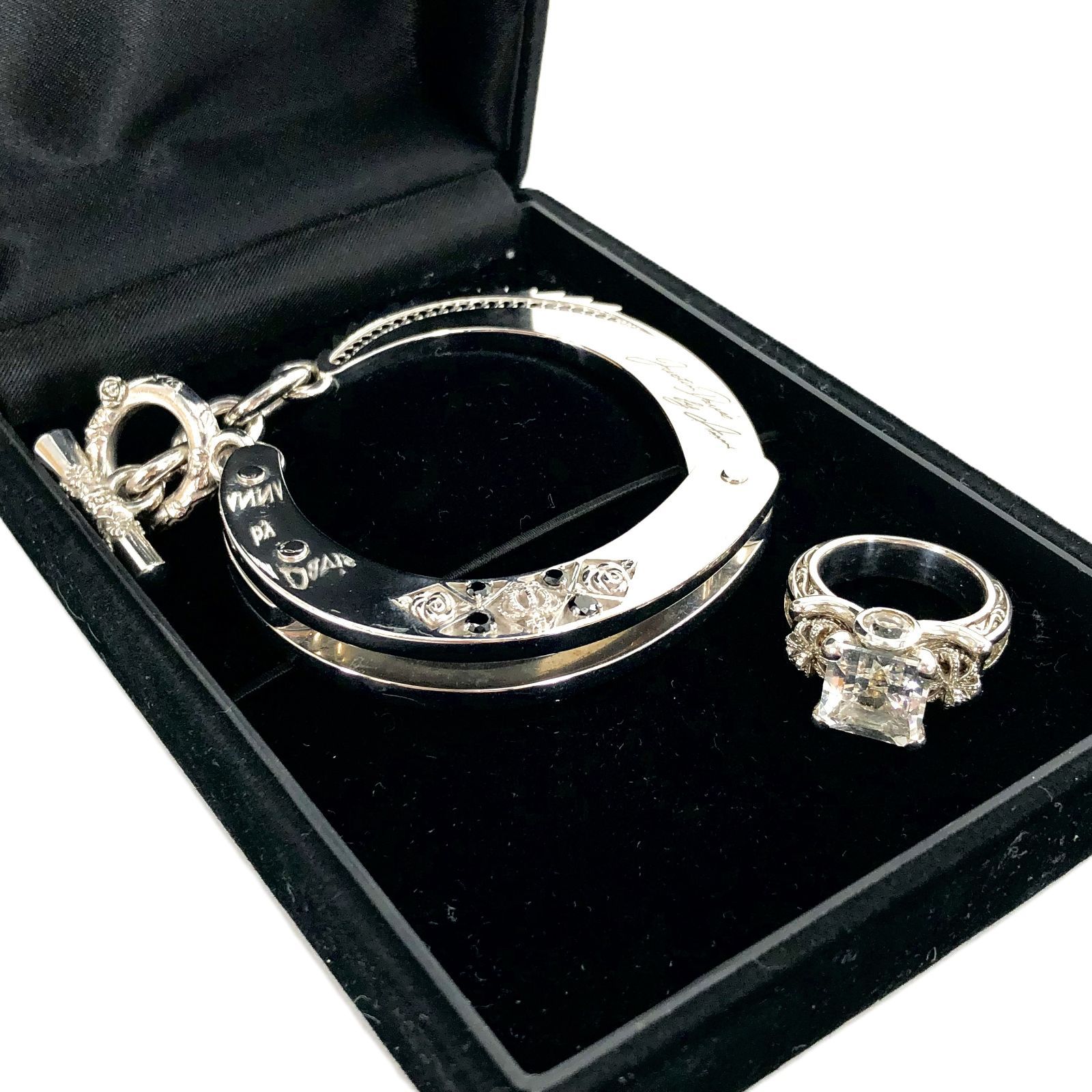 Justin Davis 土屋アンナコラボバングル シルバー925 Justin Davis / 土屋アンナコラボバングル 内周約21.5 シルバー O-24