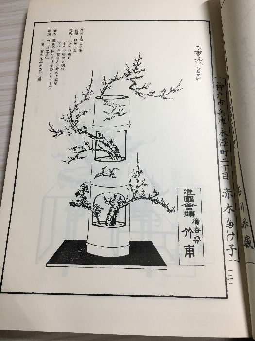 希少！】未生流 四季挿花図 環之絲 華道 古書 挿花図 図録 明治45年