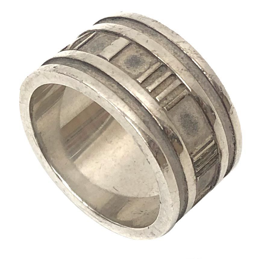 TIFFANY ティファニー アトラス ワイド リング 18号 シルバー SV925