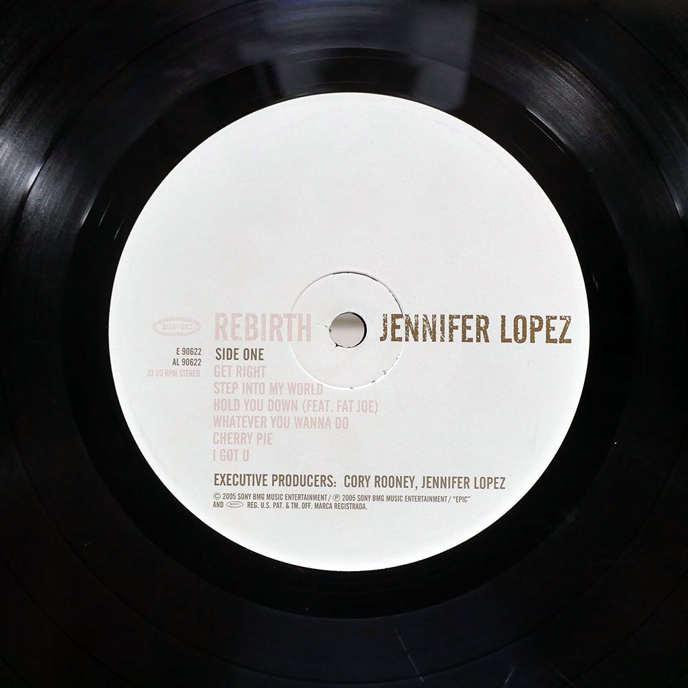 US盤 JENNIFER LOPEZ/REBIRTH/EPIC E90622 LP - メルカリ