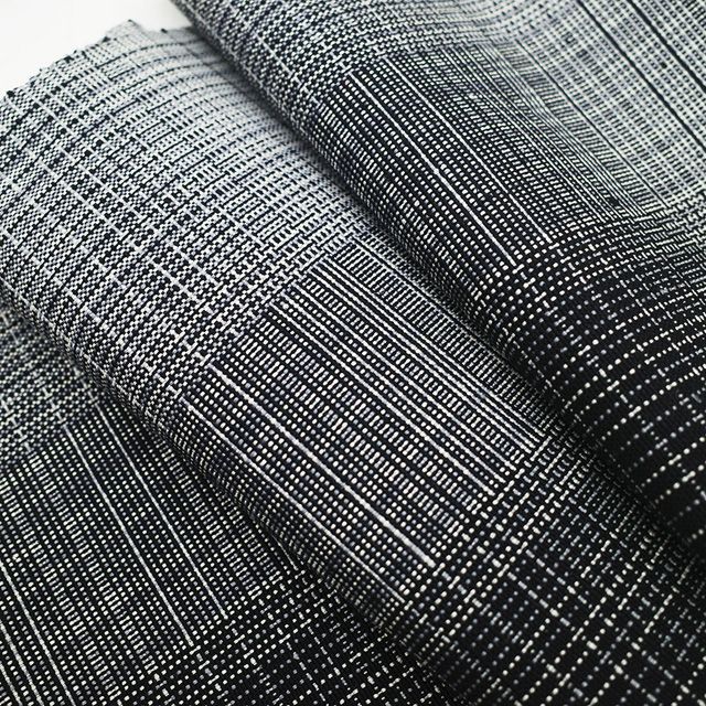 新古品】 名古屋帯 未使用 結城紬 奥順 はたおり娘 八寸 全通 正絹