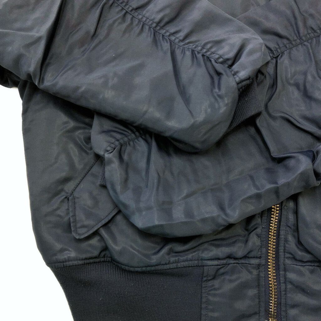 Schott ショット MA-1 フライトジャケット ミリタリー ネイビー(メンズ