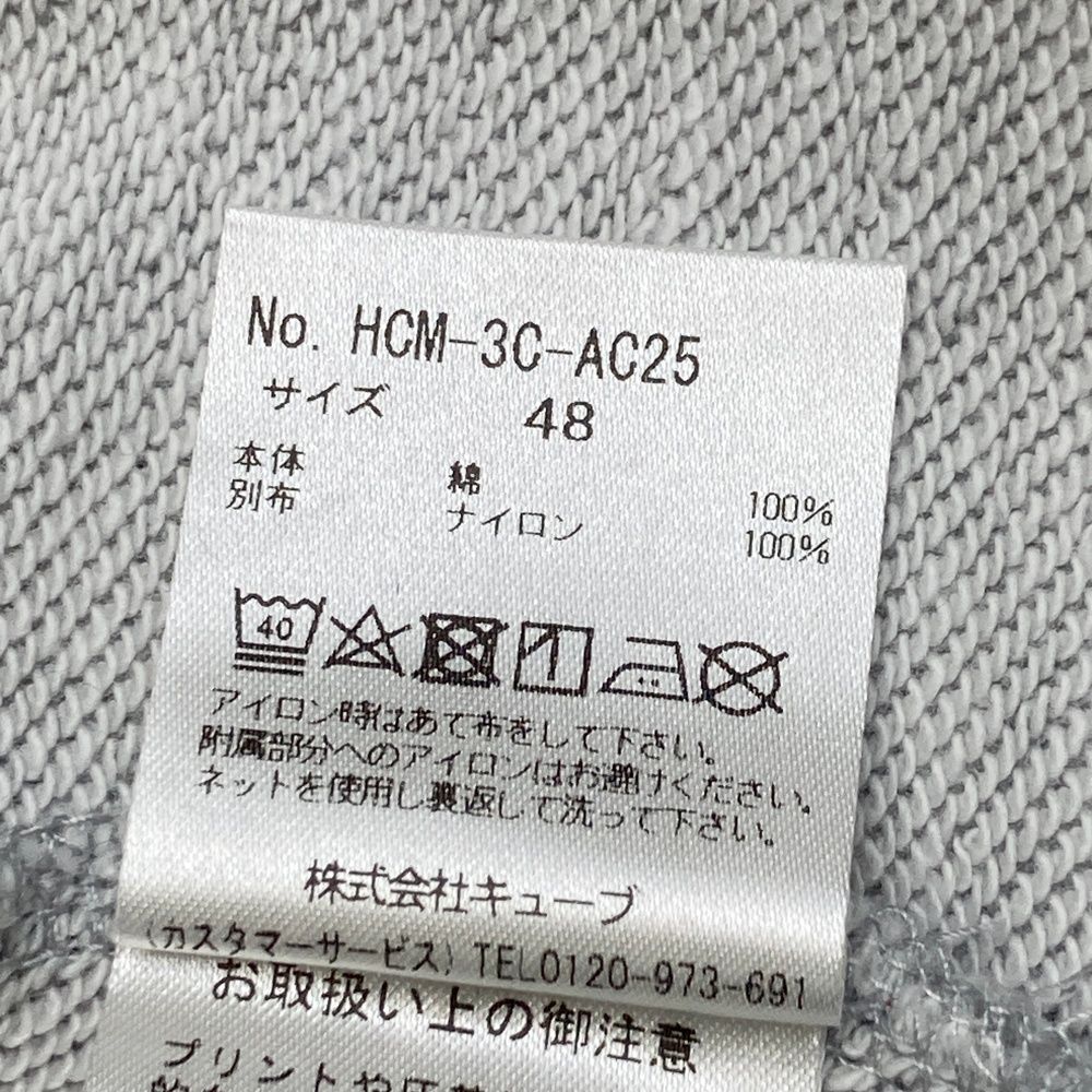 サイズ：48 HORN GMT ホーン ガーメント スウェットトレーナー グレー