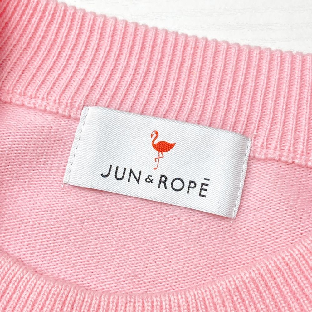 サイズ：M JUN&ROPE ジュン アンド ロペ ニットセーター ウール混