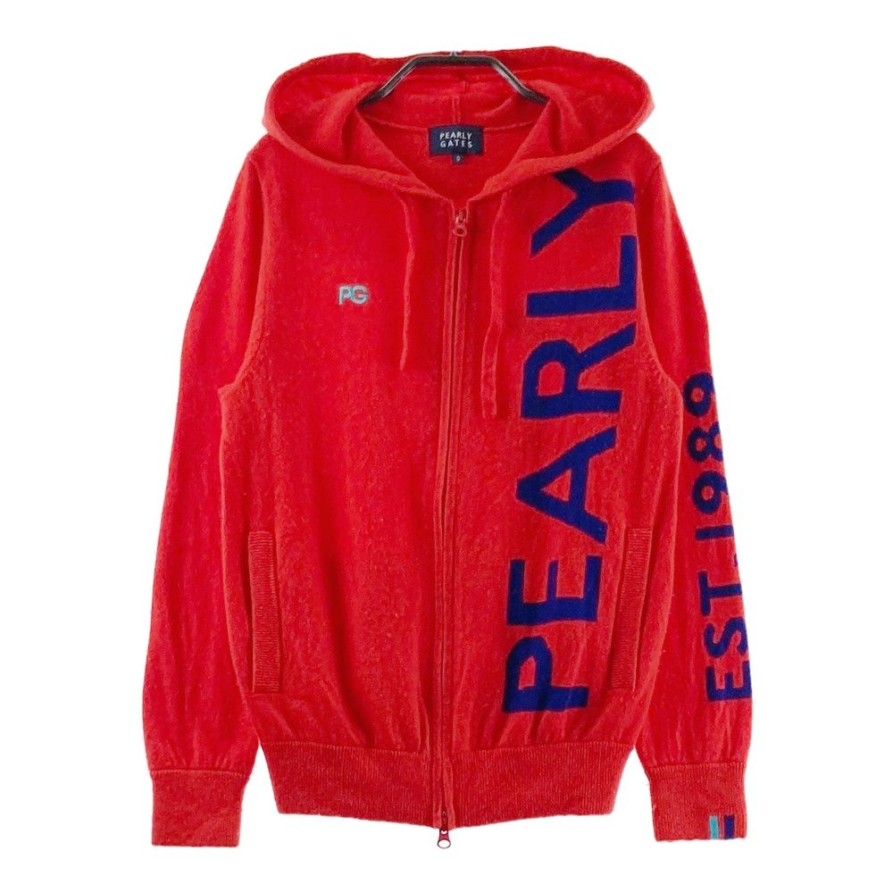 サイズ：0 PEARLY GATES パーリーゲイツ カシミヤ ニットパーカー