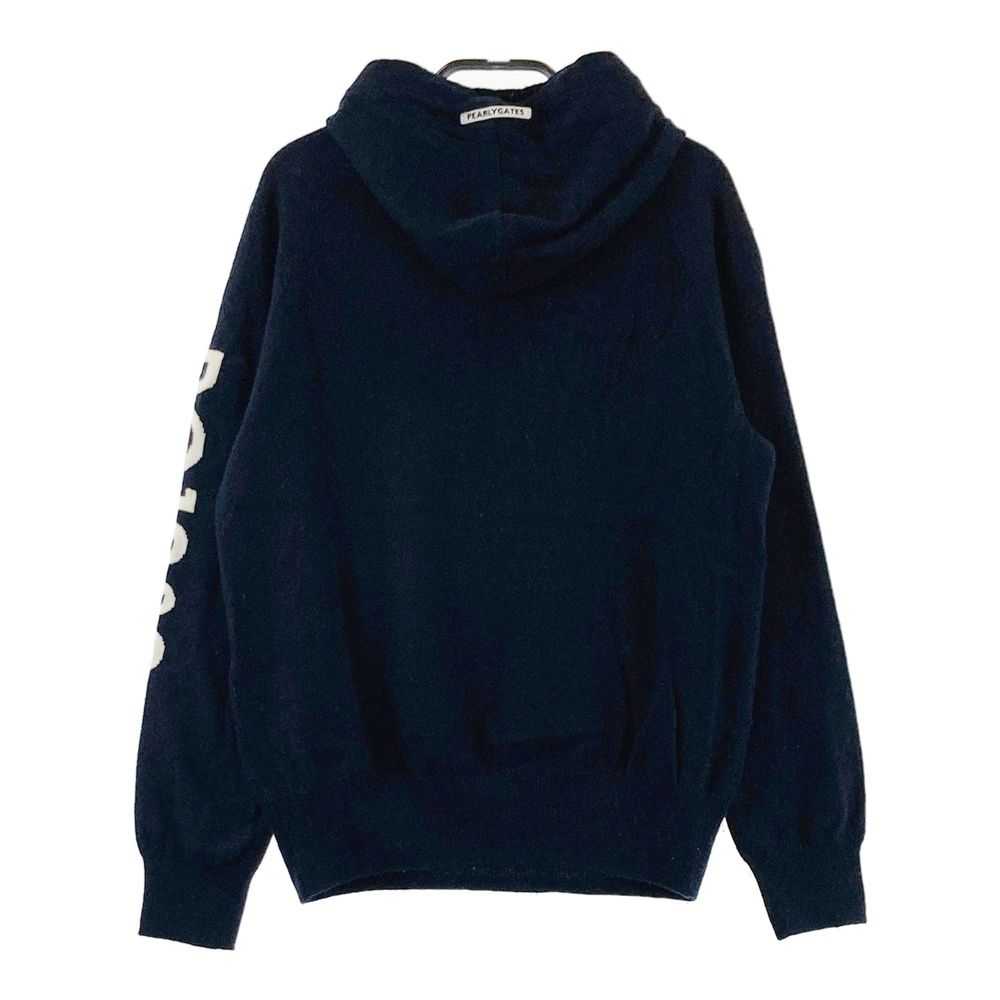 サイズ：0 PEARLY GATES パーリーゲイツ カシミヤ混 ニットパーカー