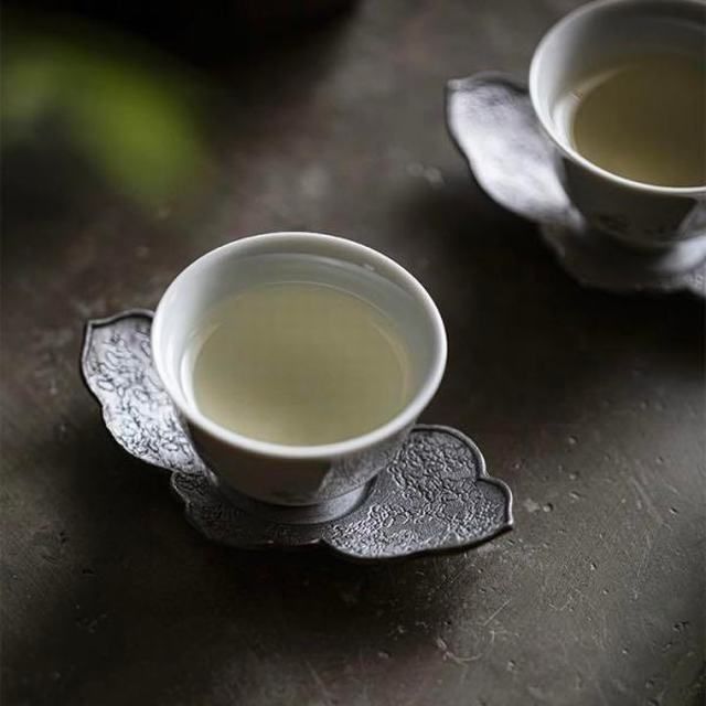 新品 ☆錫製 茶托 茶器 茶道具 煎茶道具 5客 - メルカリ