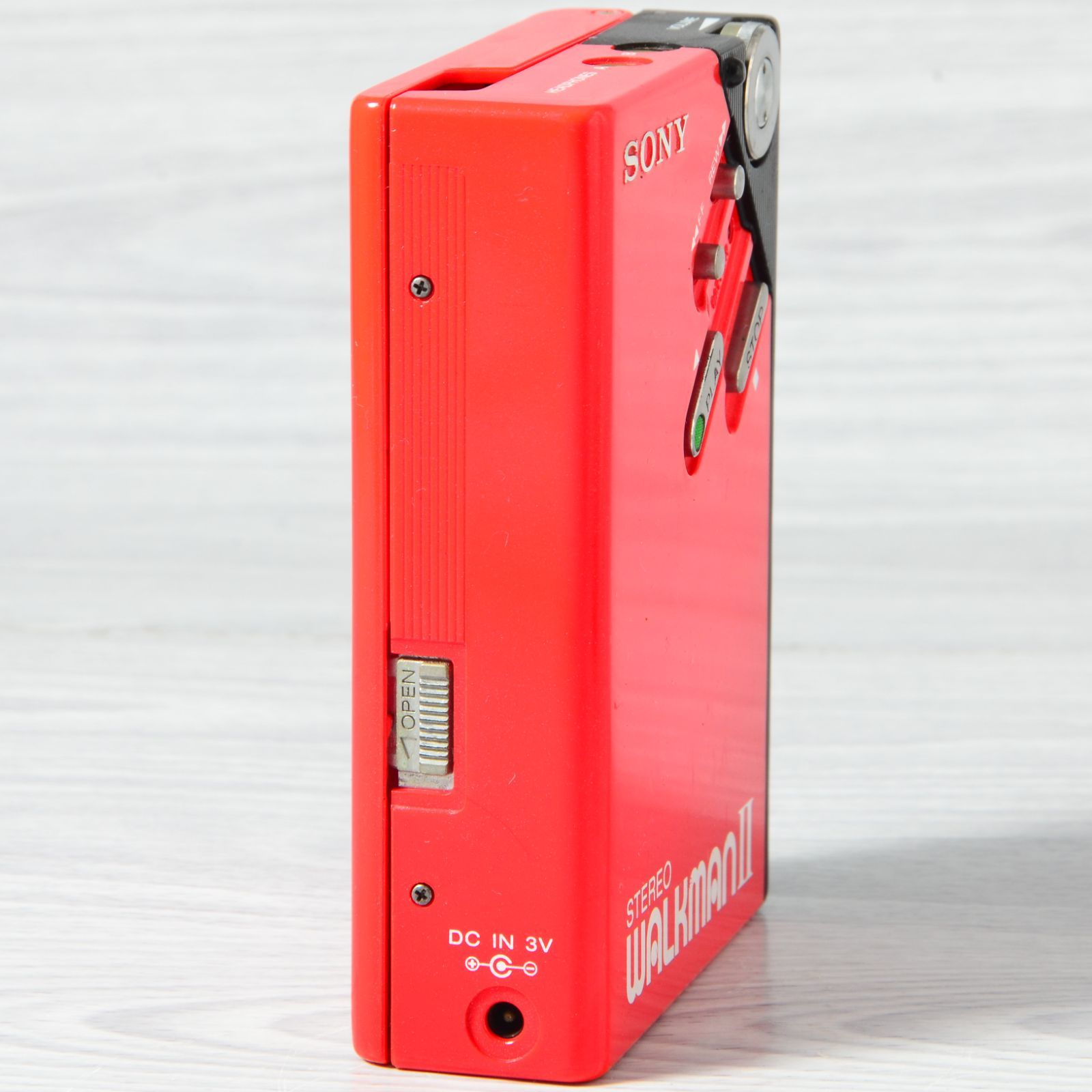 SONY WALKMAN WM-2 カセットウォークマン レッド ケース付 整備済