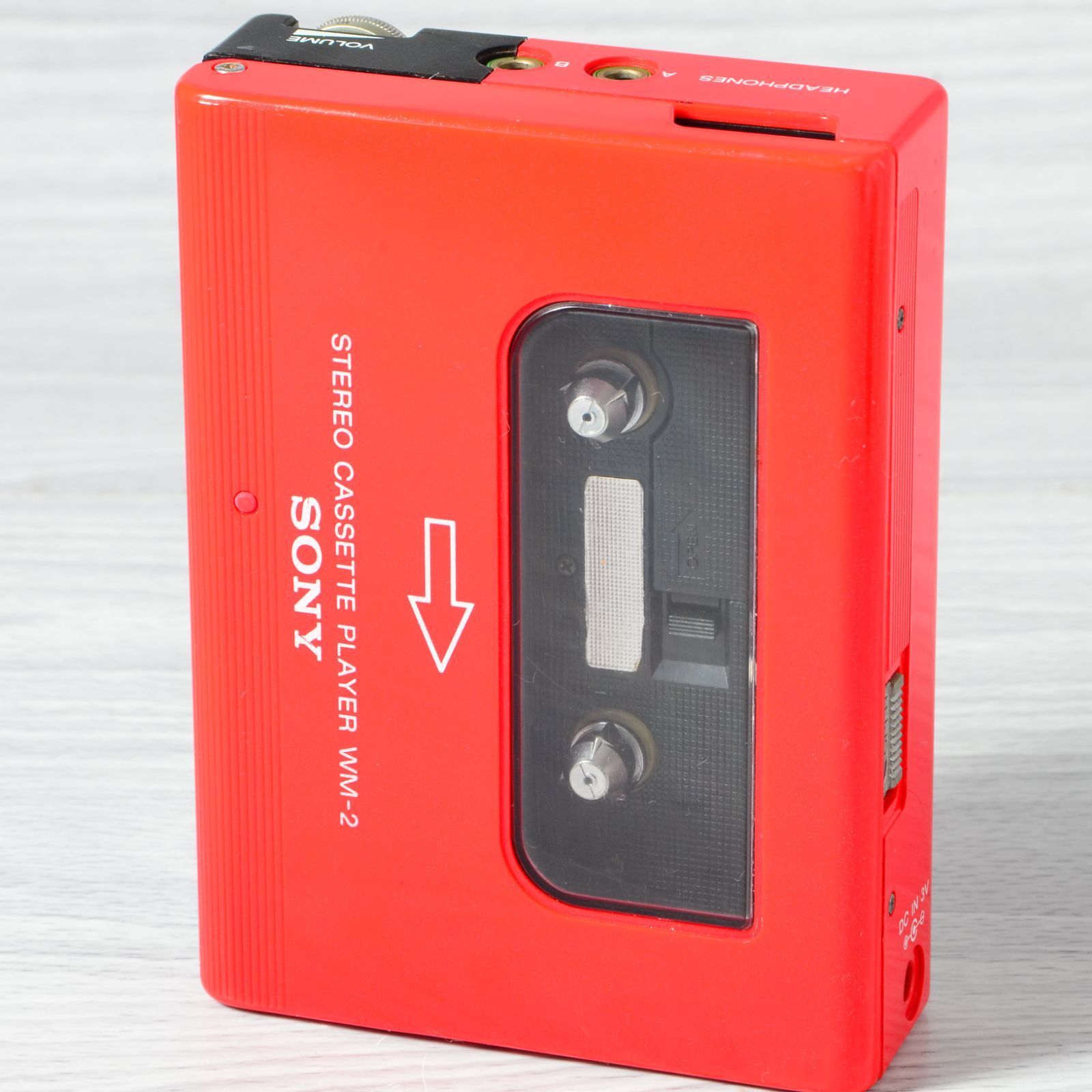 SONY WALKMAN WM-2 カセットウォークマン レッド ケース付 整備済