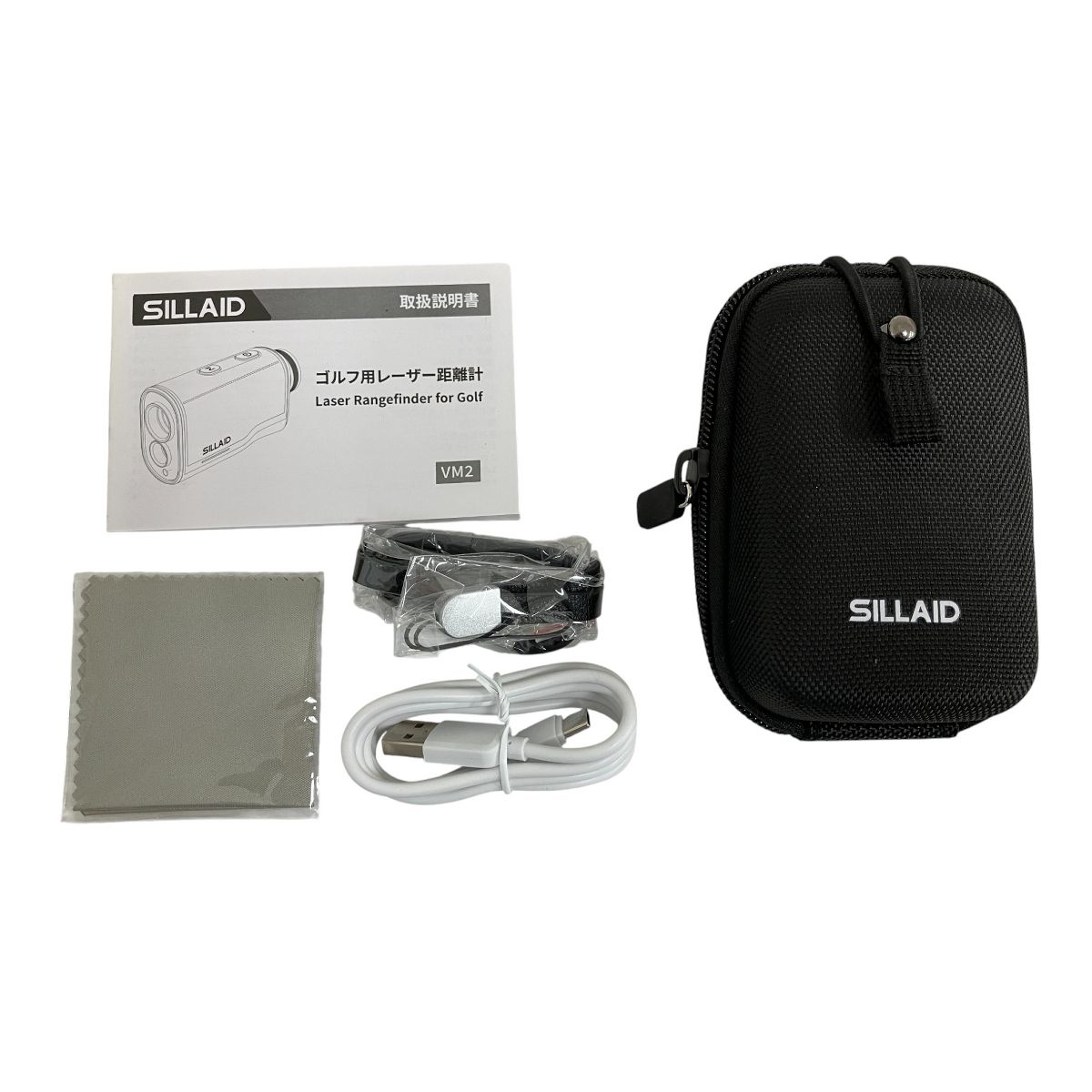 SILLAID VM2 ゴルフレーザー距離計 ブラック 中古 良好 O10832243