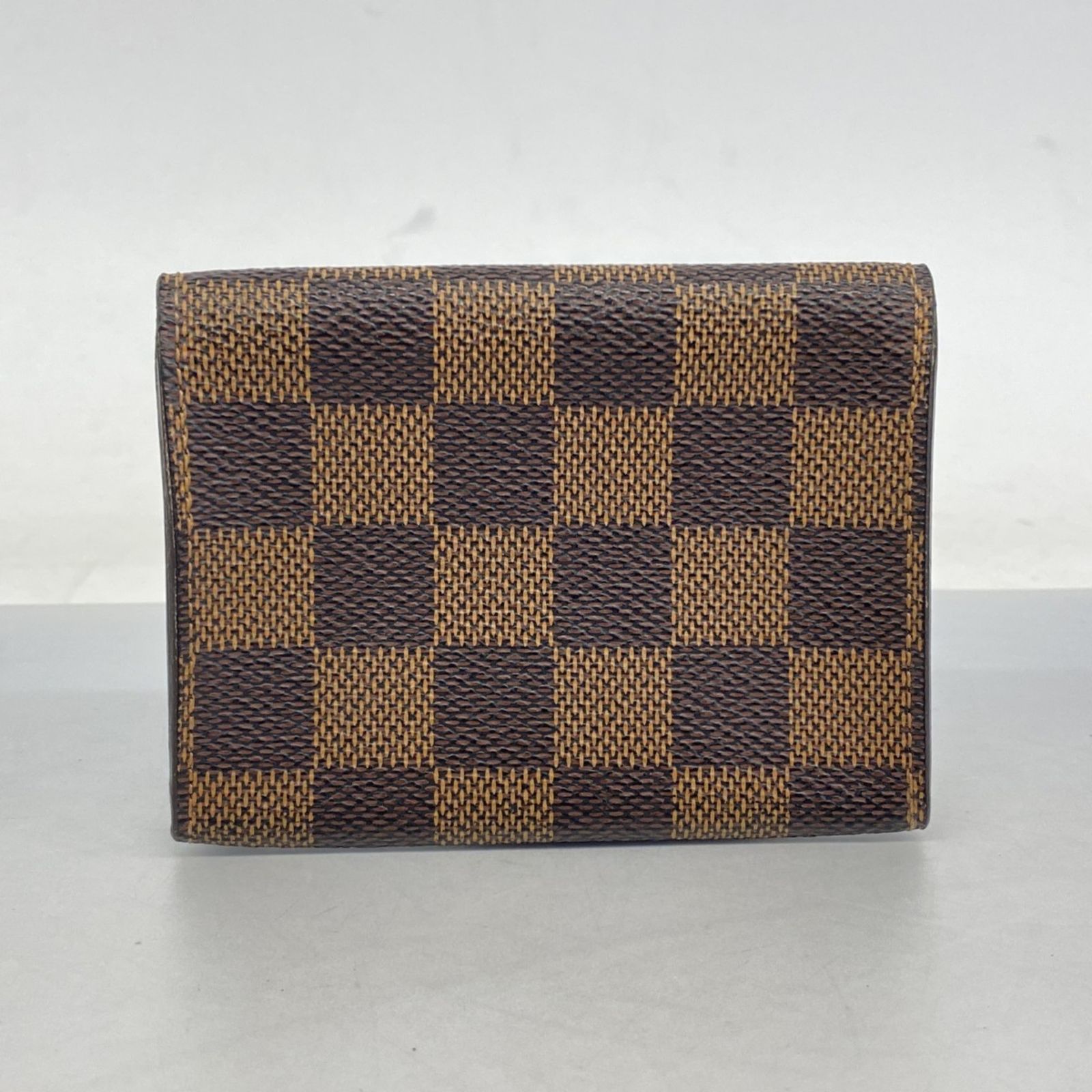 ✨極美品✨ルイヴィトン　アンヴェロップカルトドゥヴィジット　ダミエエベヌ　名刺入 ルイ・ヴィトン(Louis Vuitton) ルイ・ヴィトン 名刺入れ ダミエ