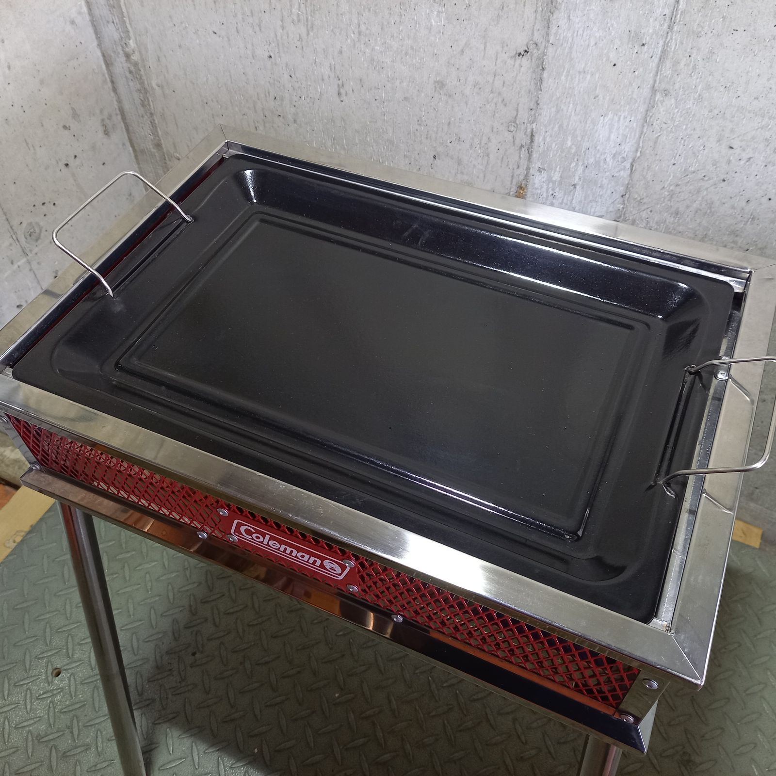 コールマン クールスパイダーステンレスグリル 170-9367 レッド - メルカリ