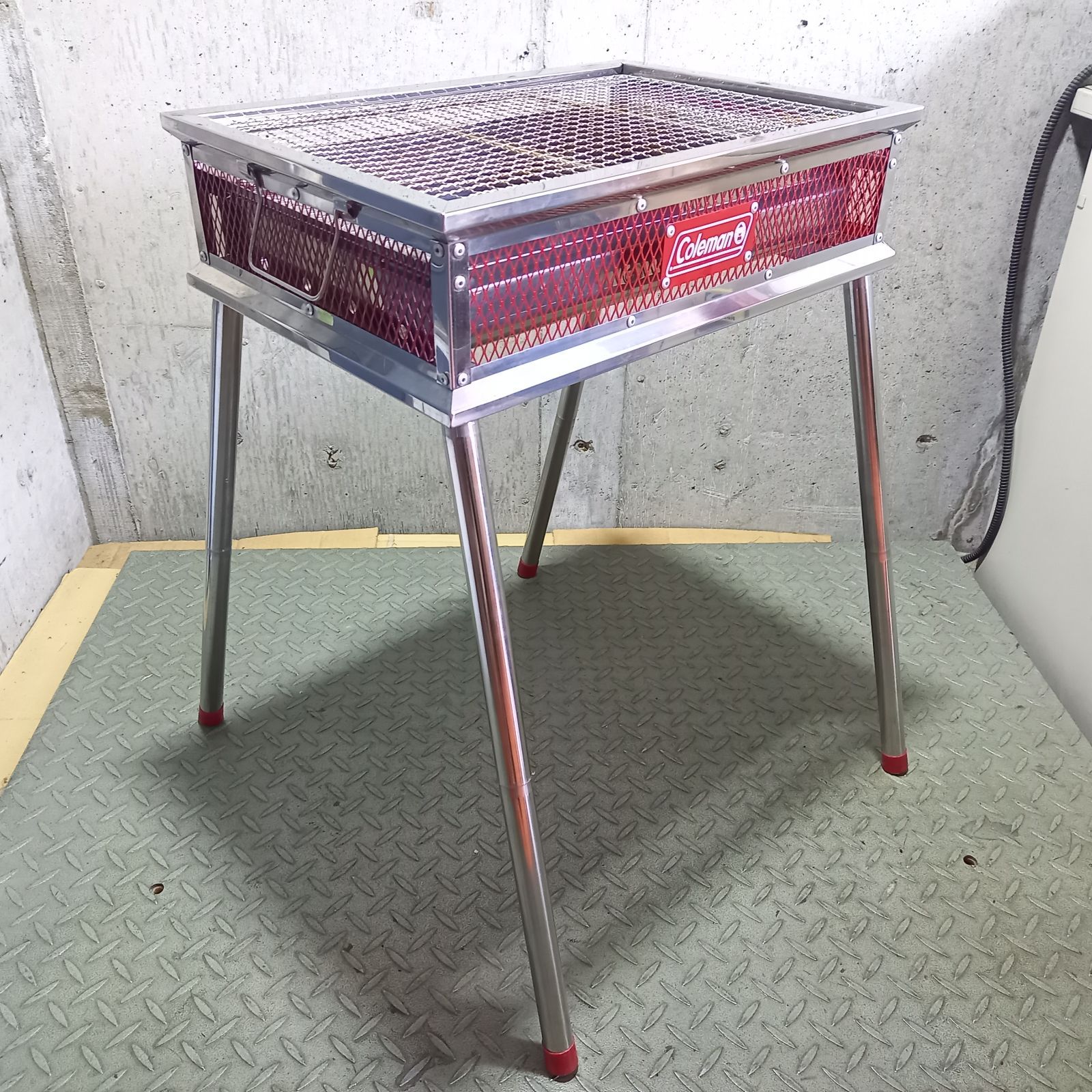 コールマン クールスパイダーステンレスグリル 170-9367 レッド - メルカリ