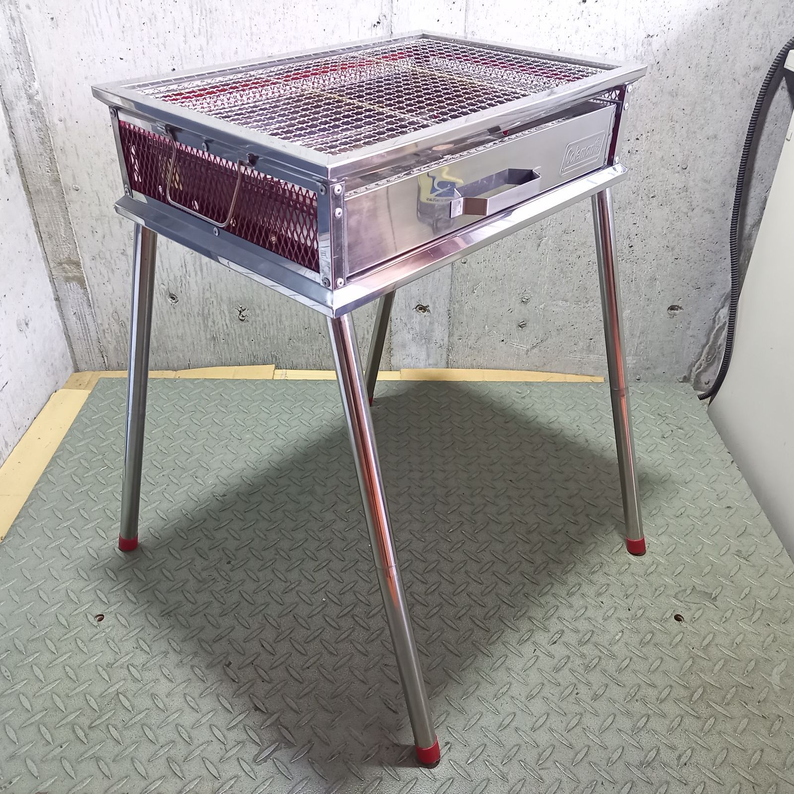 コールマン クールスパイダーステンレスグリル 170-9367 レッド - メルカリ