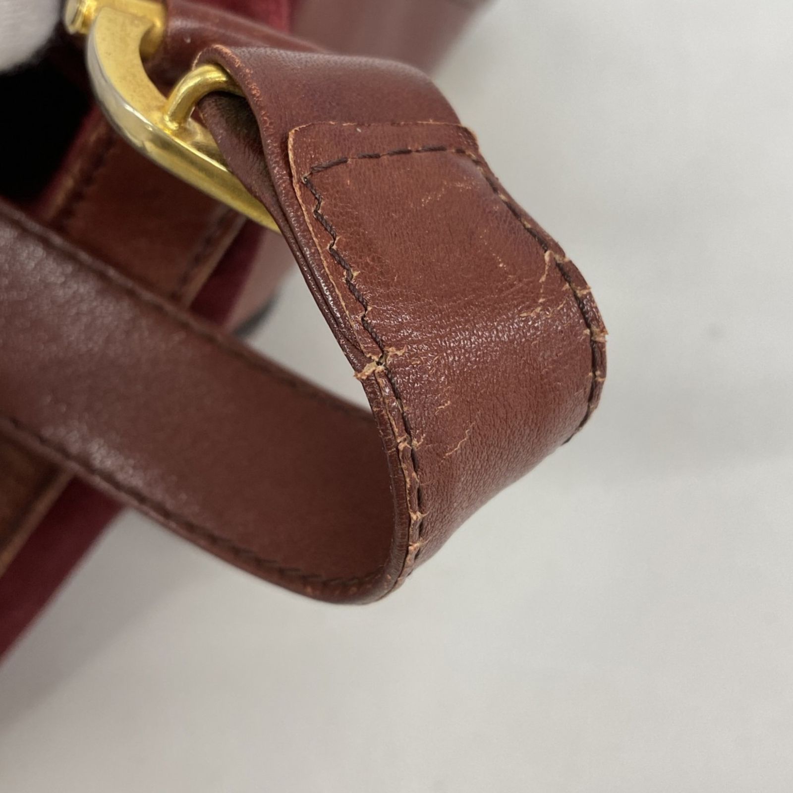 カルティエ(Cartier) カルティエ ショルダーバッグ マスト スウェード 