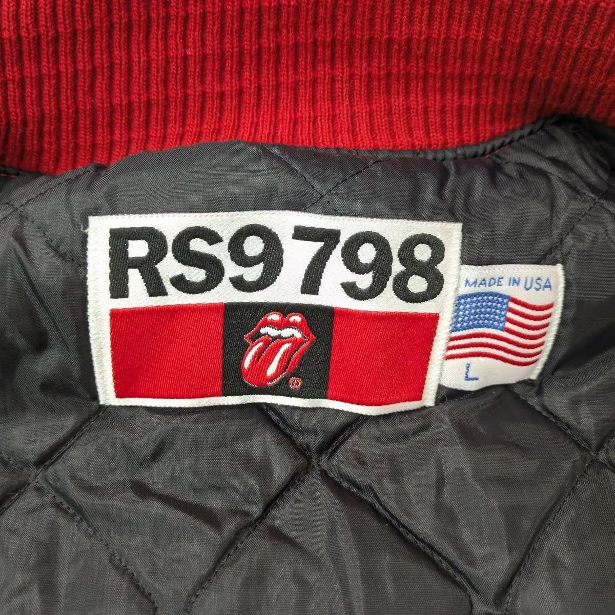 II) ヴィンテージ ローリング・ストーンズ RS9798 レザー スタジャン 