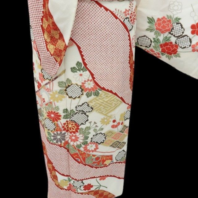 六花-RIKKA- 正絹 金駒刺繡 トールサイズ❀おめでたいカラーにプラスα