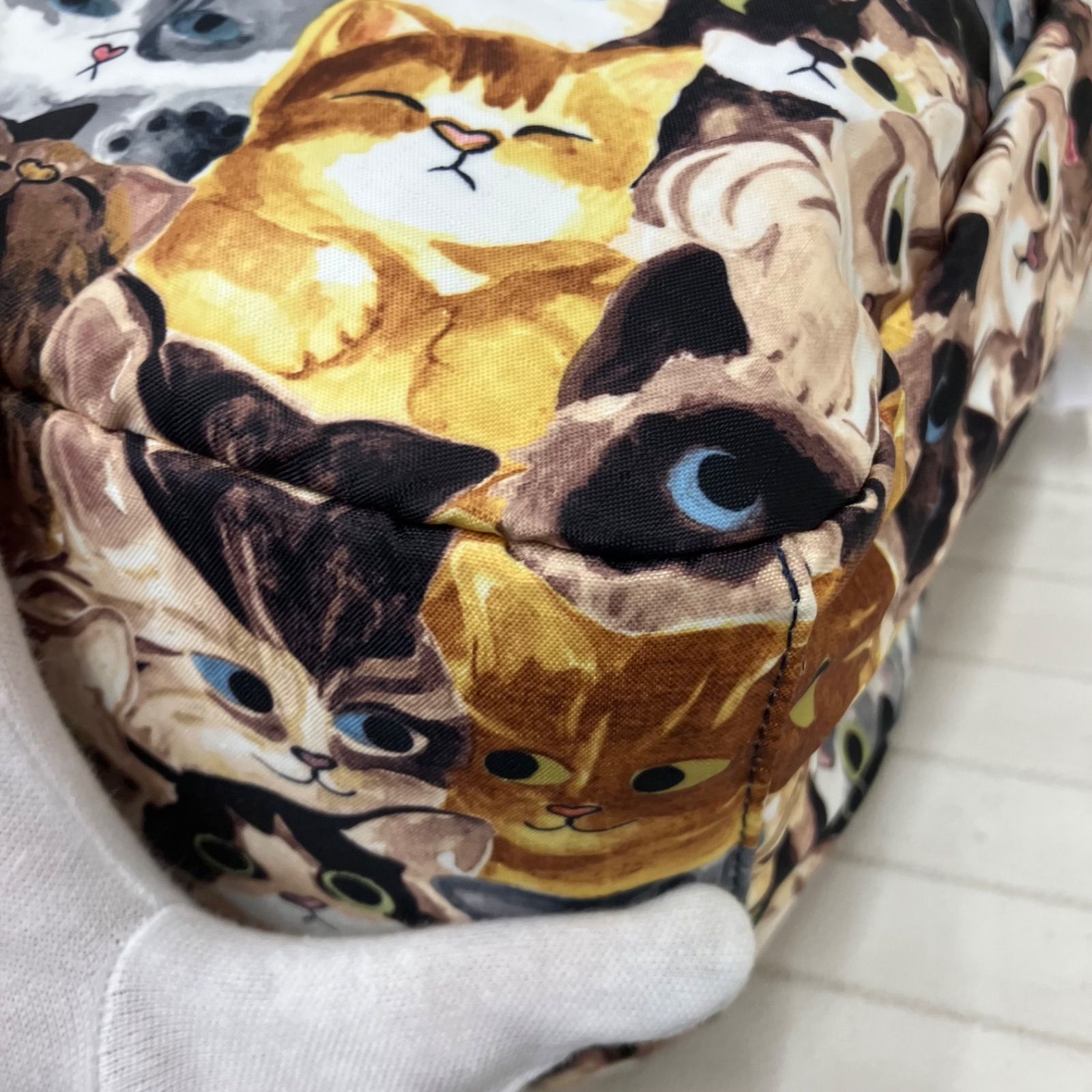 8563 良品 LeSportsac レスポートサック ボストンバッグ 2way キャット 