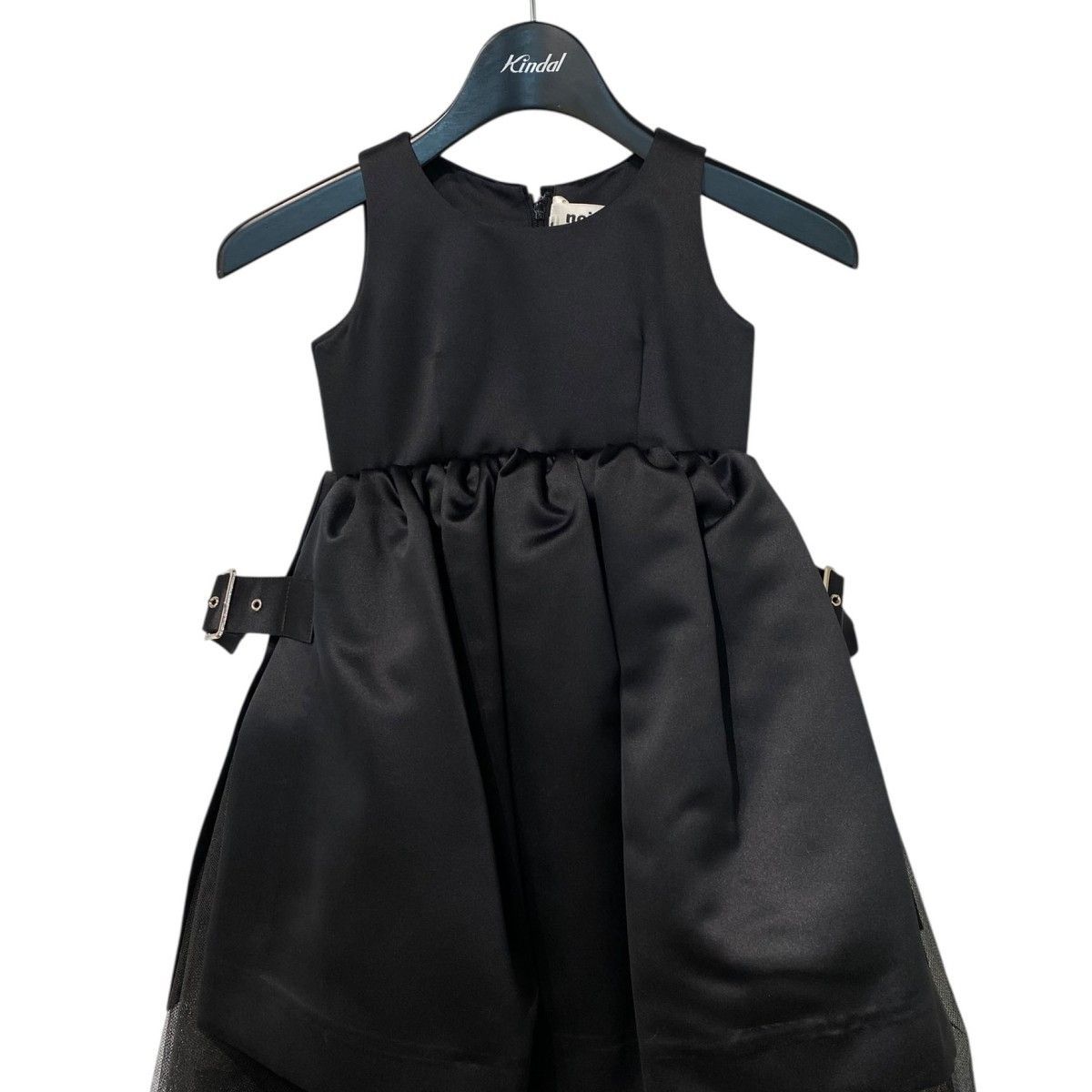 noir kei ninomiya 24SS チュールフリルスカートドッキングトップス 