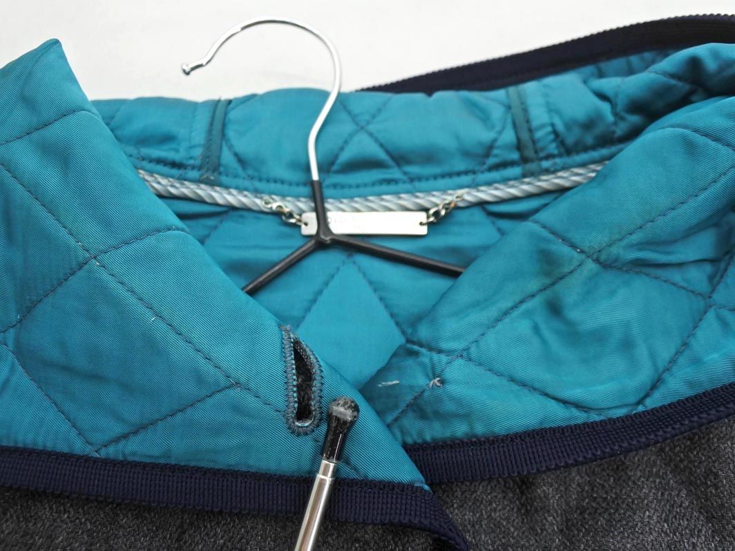 OLD ENGLAND オールドイングランド キルティング コート size36/紺