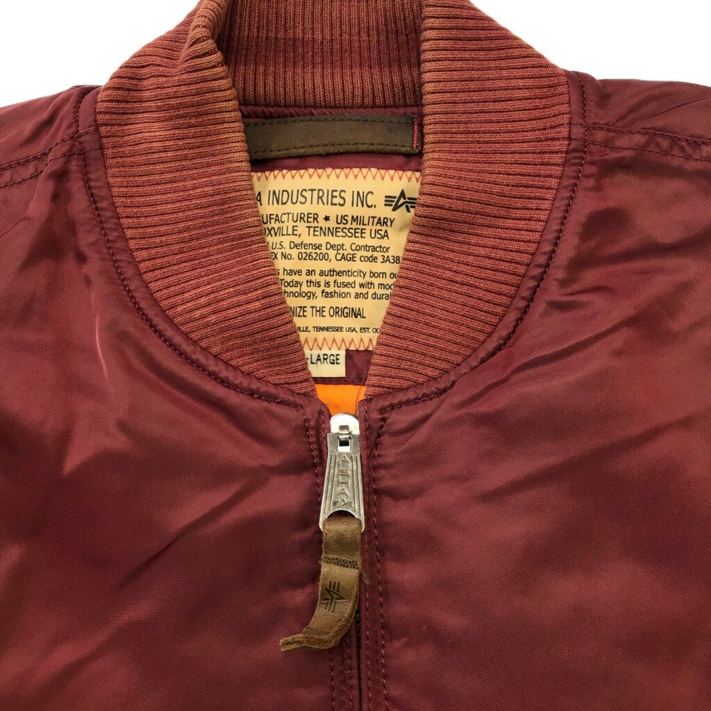 ALPHA INDUSTRIES アルファ インダストリーズ MA-1 フライトジャケット