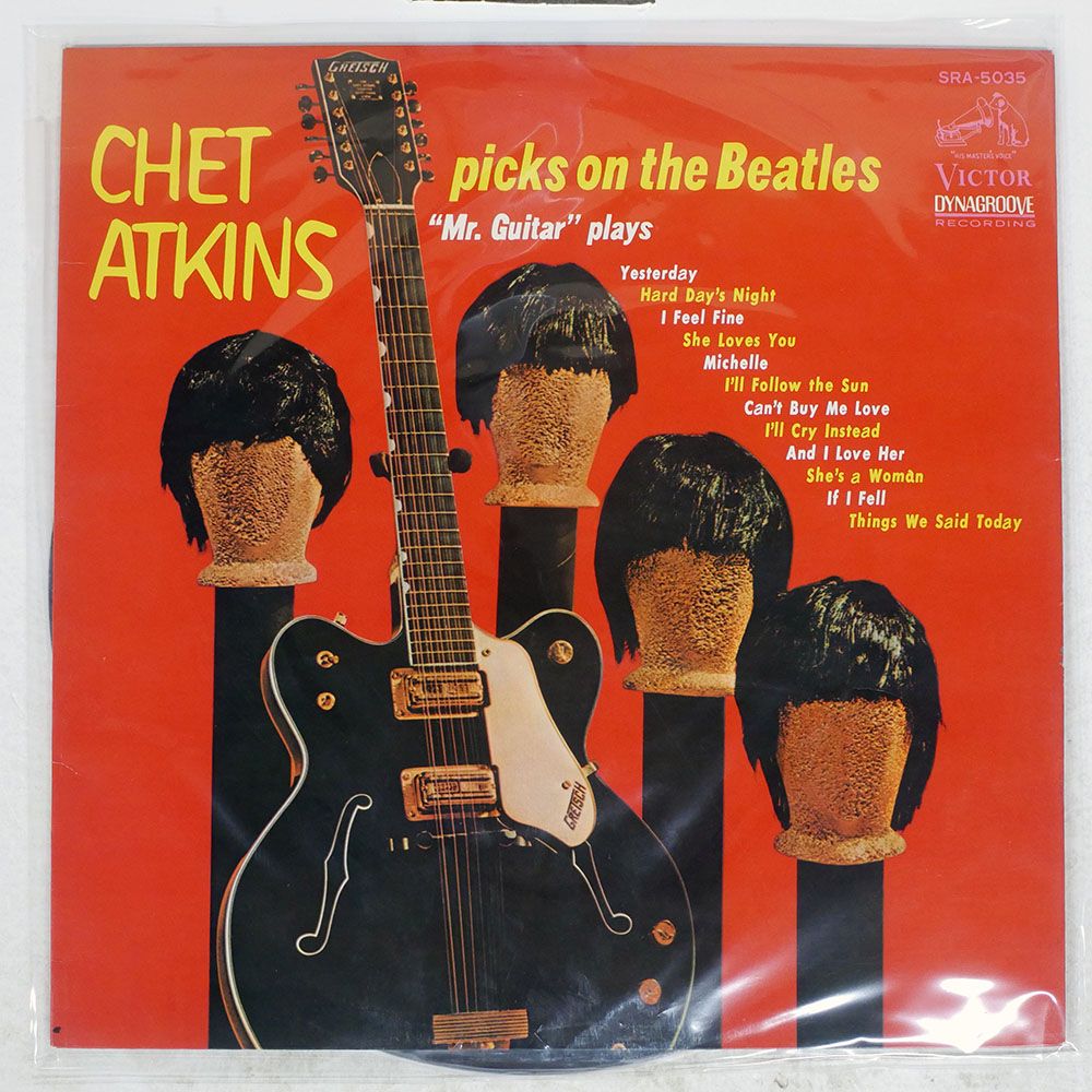 国内盤 CHET ATKINS/CHET ATKINS PICKS ON THE BEATLES/VICTOR SRA5035