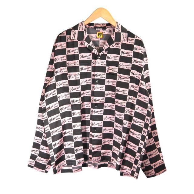 HUMAN MADE 24aw OPEN COLLAR SHIRT #2 サイズL HM28SH020 ヒューマン