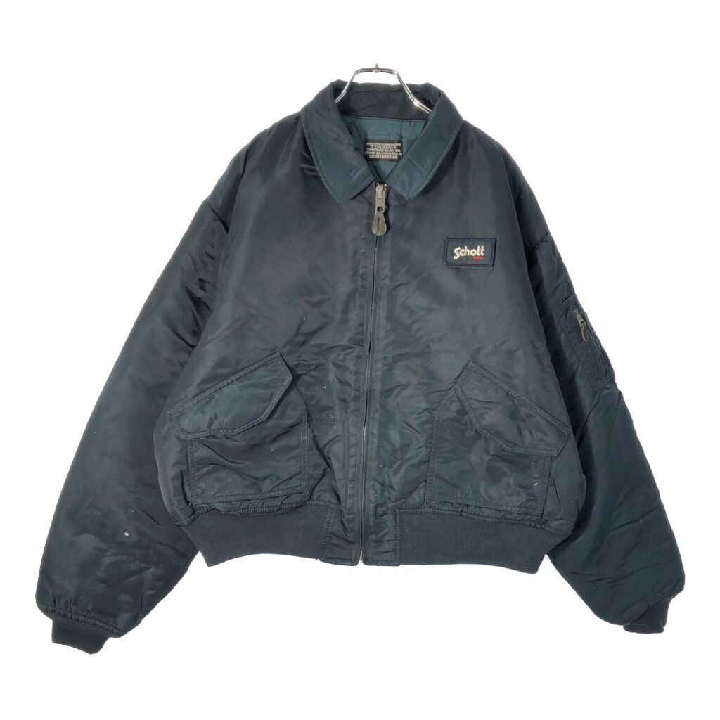 Schott フライトジャケット CWU-R ネイビー XXL Schott フライトジャケット CWU-R ネイビー XXL