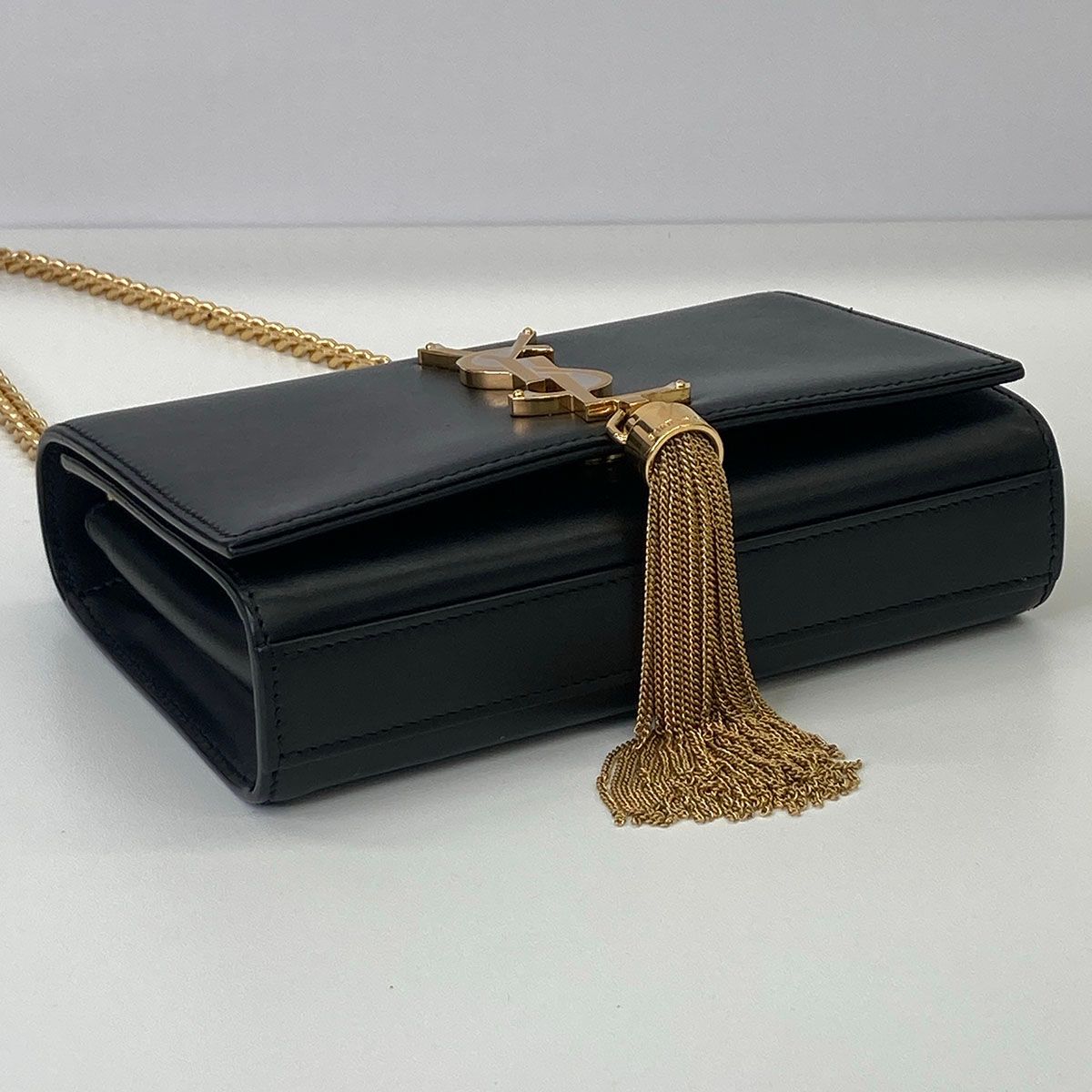 YVES SAINT LAURENT イヴ・サンローラン ケイト レザー チェーン 
