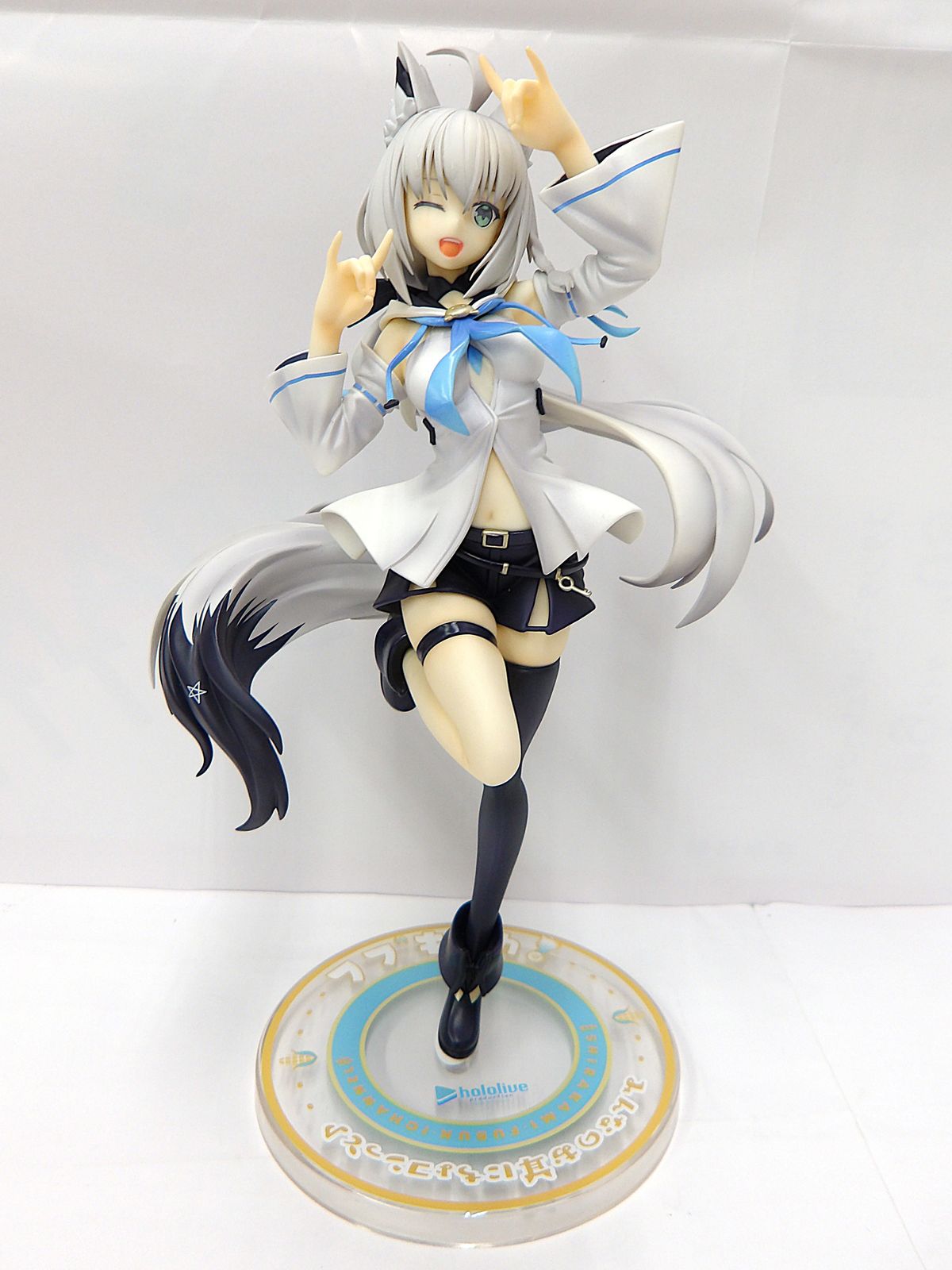 中古ホロライブ ホロライブ 白神フブキ フィギュア 修正パーツ有 白上