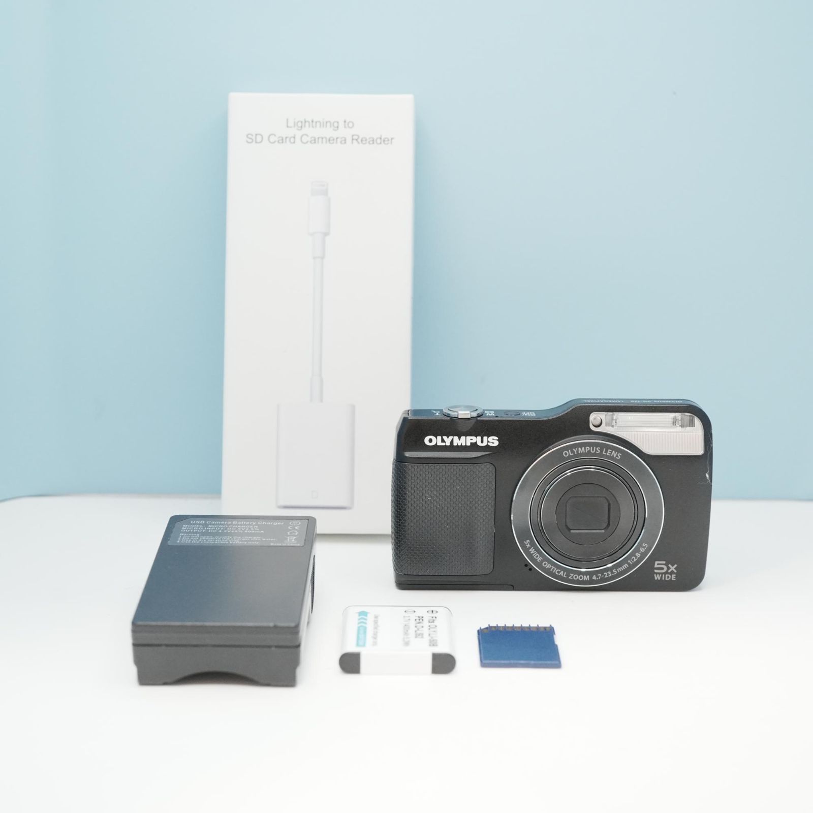 OLYMPUS VG-170 デジカメ スマホ転送OK フルセット 美品 a5545 - メルカリ