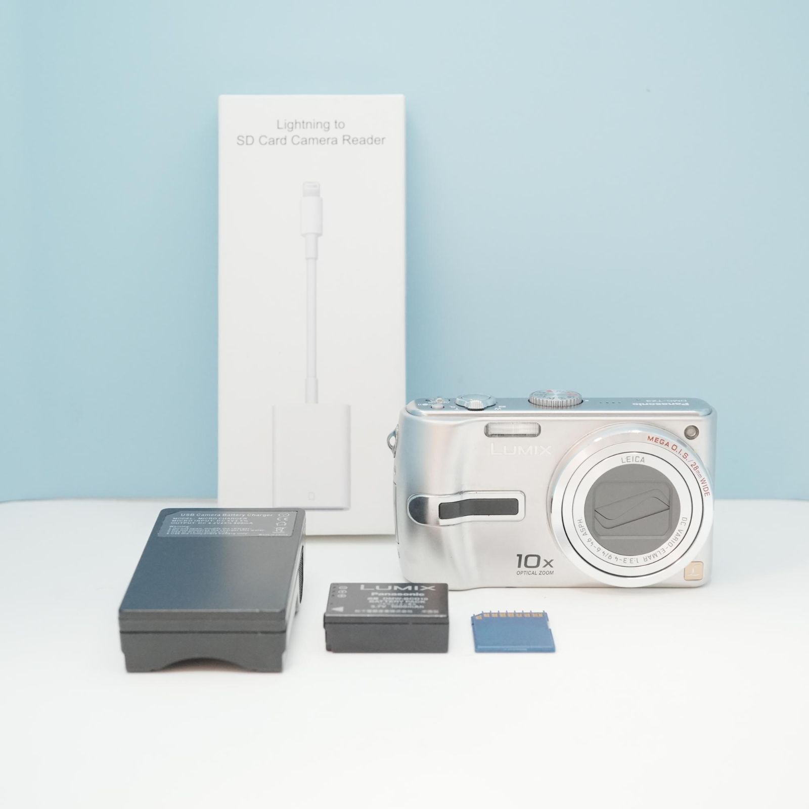 Panasonic LUMIX DMC-TZ3 デジカメ スマホ転送OK フルセット 美品