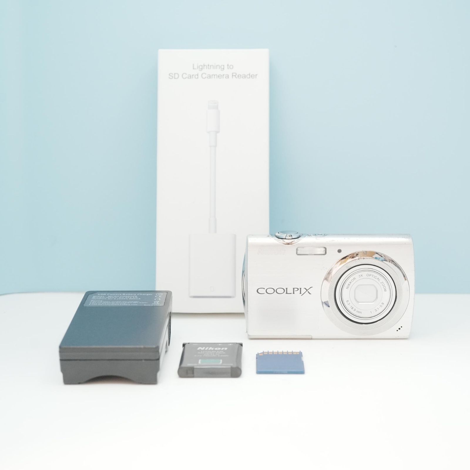 Nikon COOLPIX S230 デジカメ スマホ転送OK フルセット a5674 - メルカリ