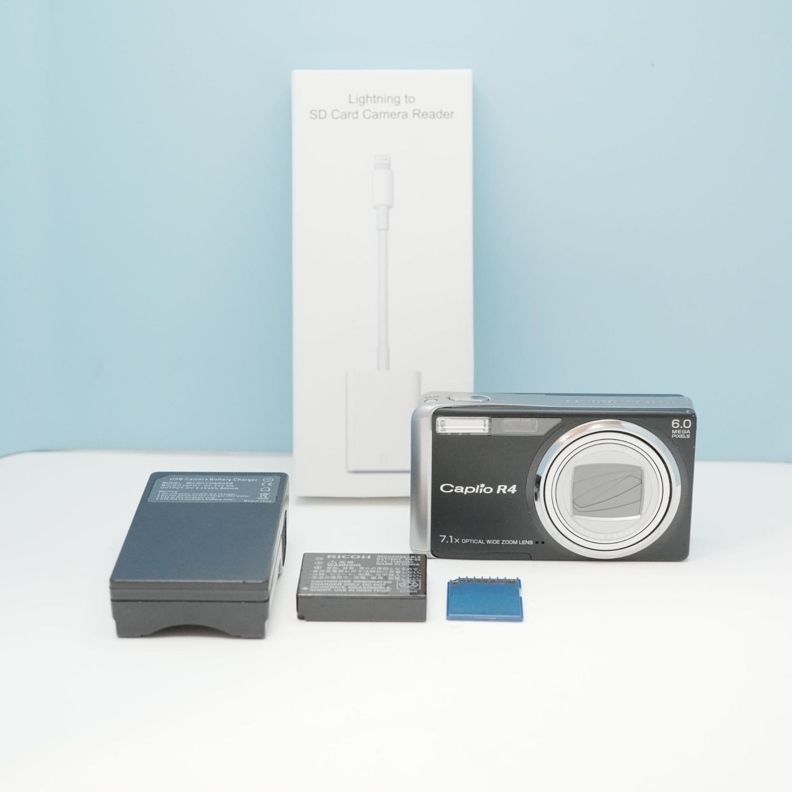 RICOH Caplio R4 デジカメ スマホ転送OK フルセット 美品 a5679 - メルカリ