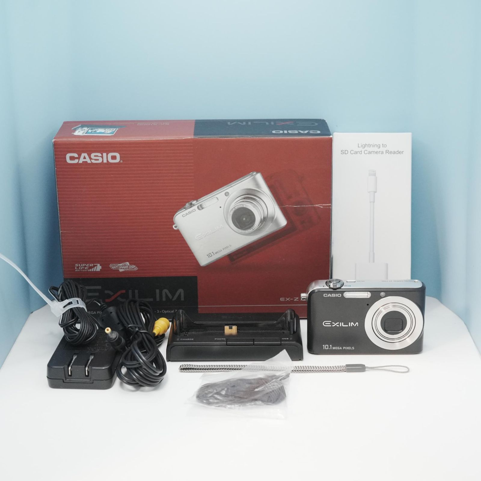 CASIO EXILIM EX-Z1000 デジカメ スマホ転送OK フルセット 美品 a5636