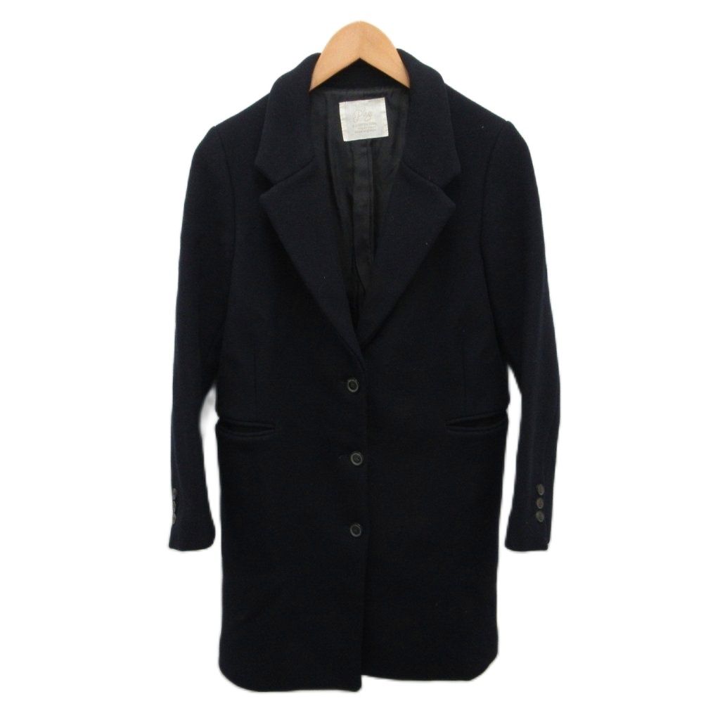 Plage ダークネイビー チェスターコート Plage ダークネイビー チェスターコート プラージュ Plage チェスター