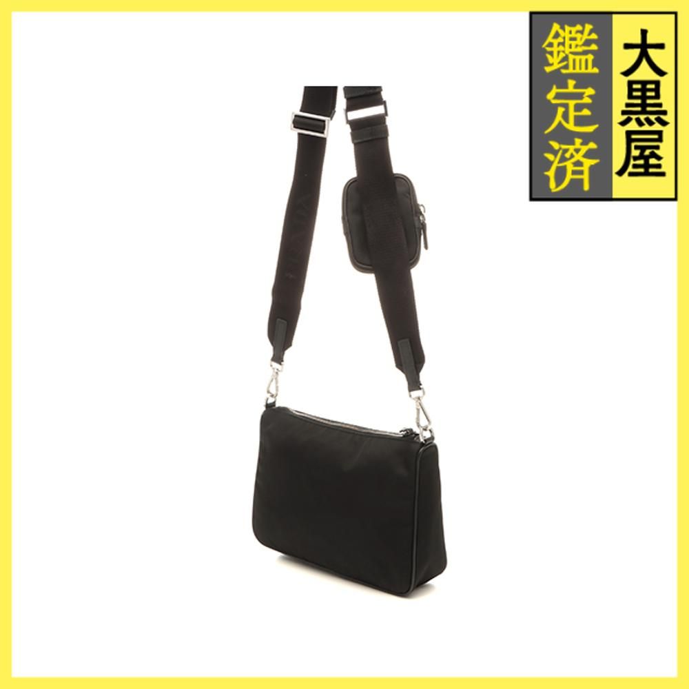 プラダ Re-Nylon xサフィアーノレザー ショルダーバッグ 2VH113 【486