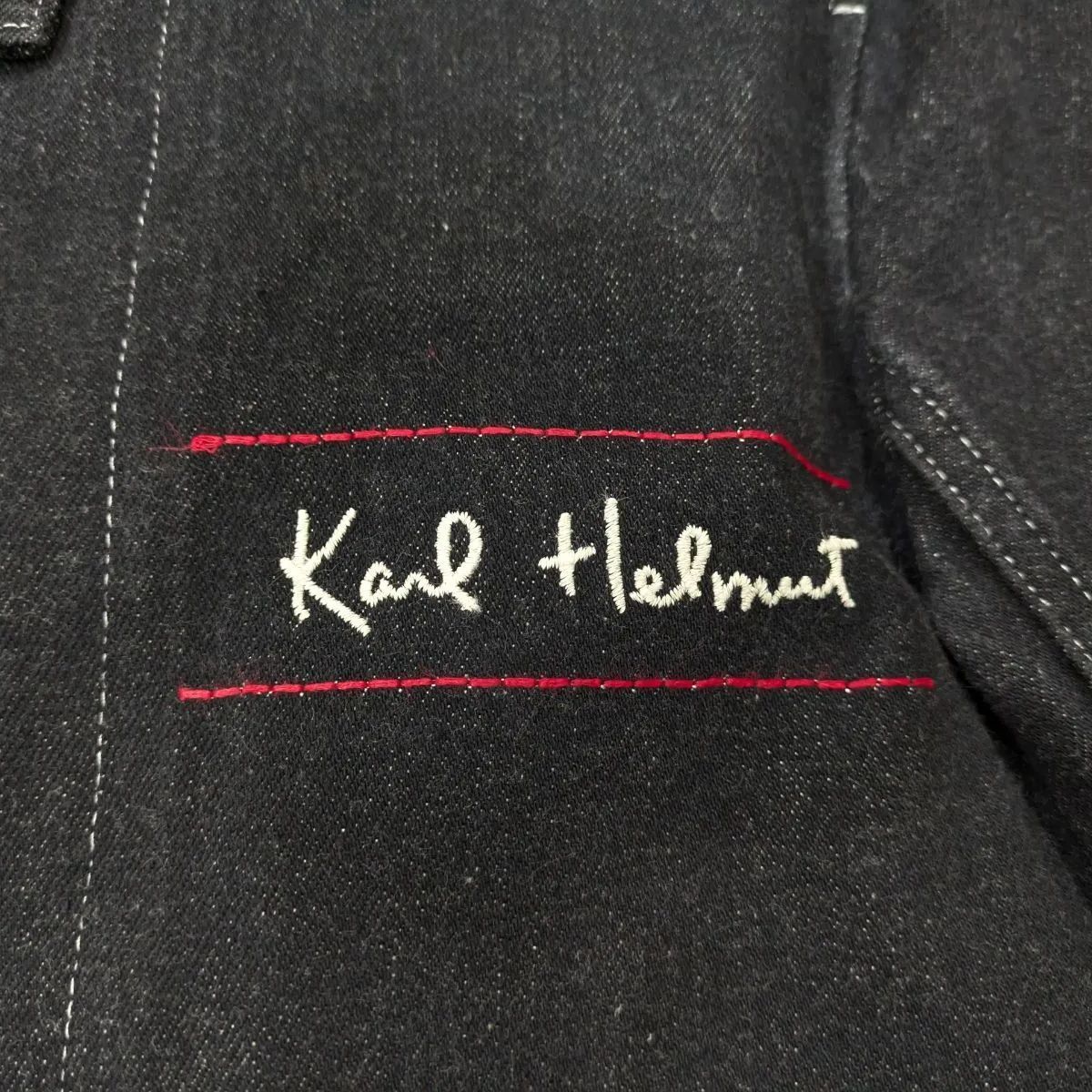 Karl Helmut/ カールヘルム ワッペン デニム ジャケット Mサイズ
