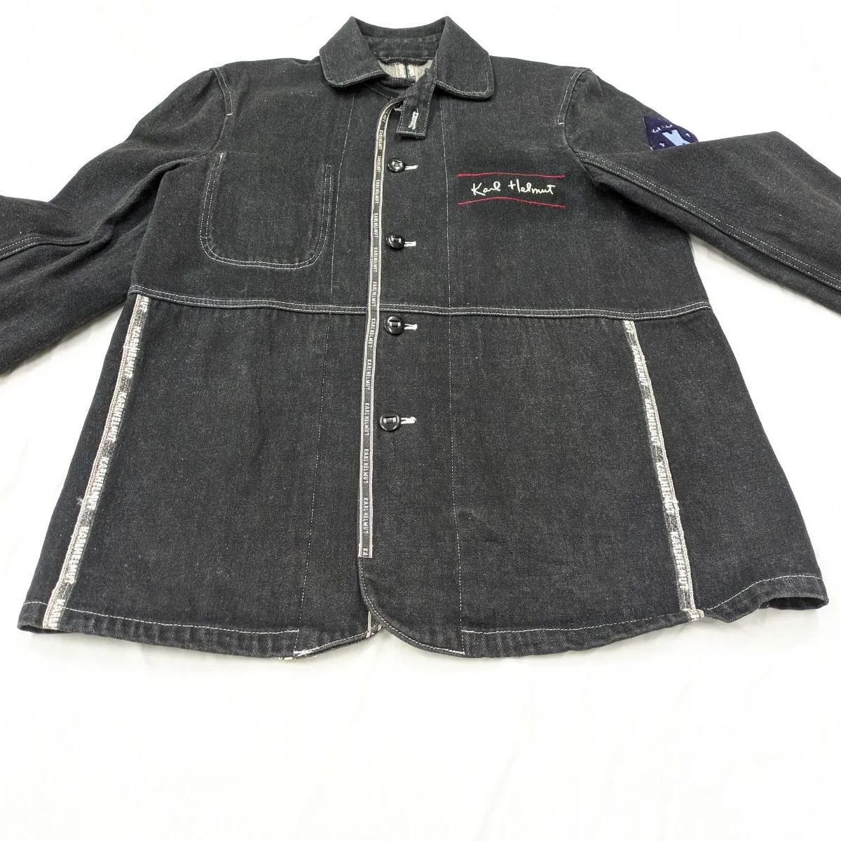 Karl Helmut/ カールヘルム ワッペン デニム ジャケット Mサイズ