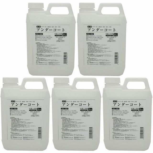 ワンウィル - ＥＡＳＹ＆ＣＯＬＯＲ専用アンダーコート - ２Ｋｇ 5個セット